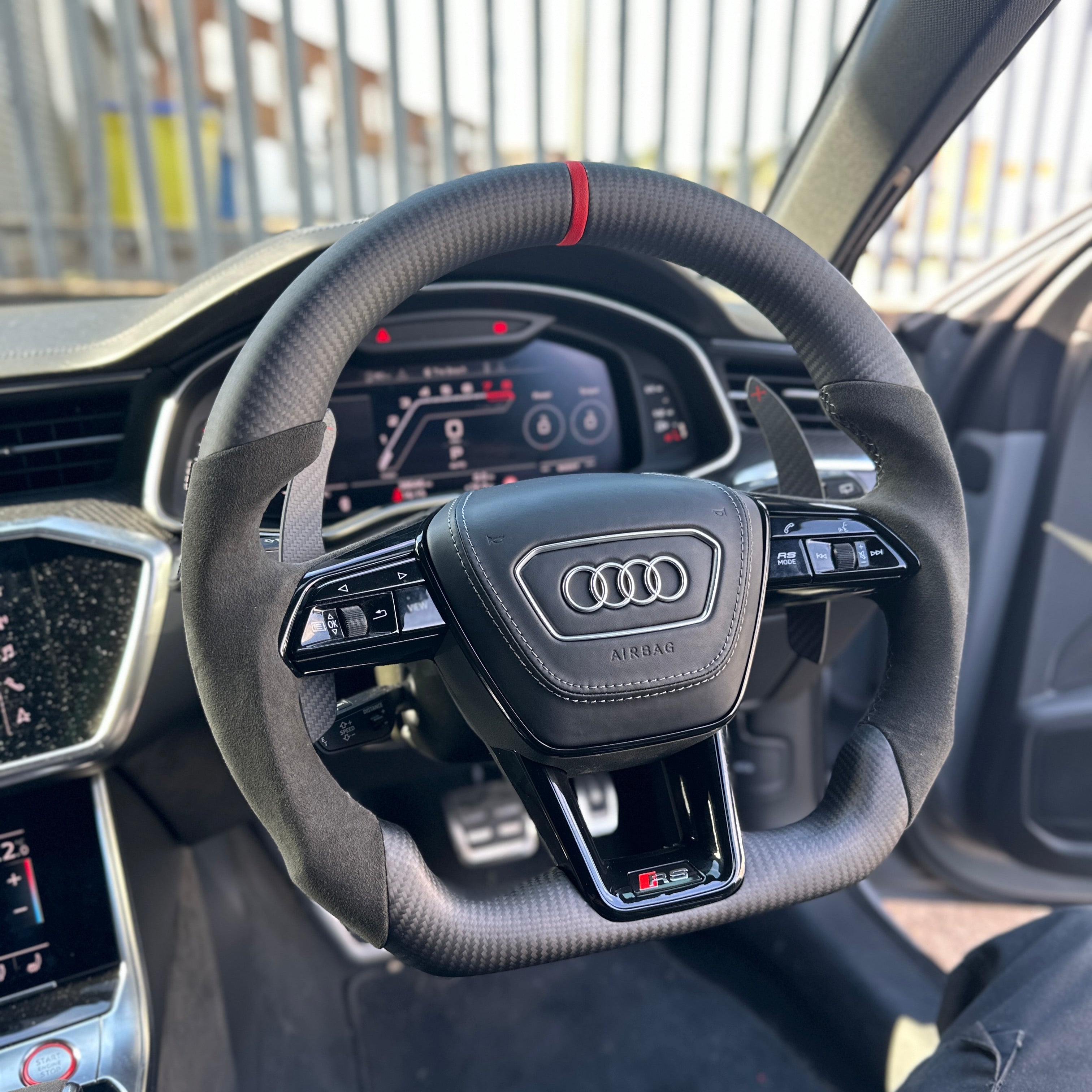 2020 Audi RS6 Carbon Fibre Steering Wheel 