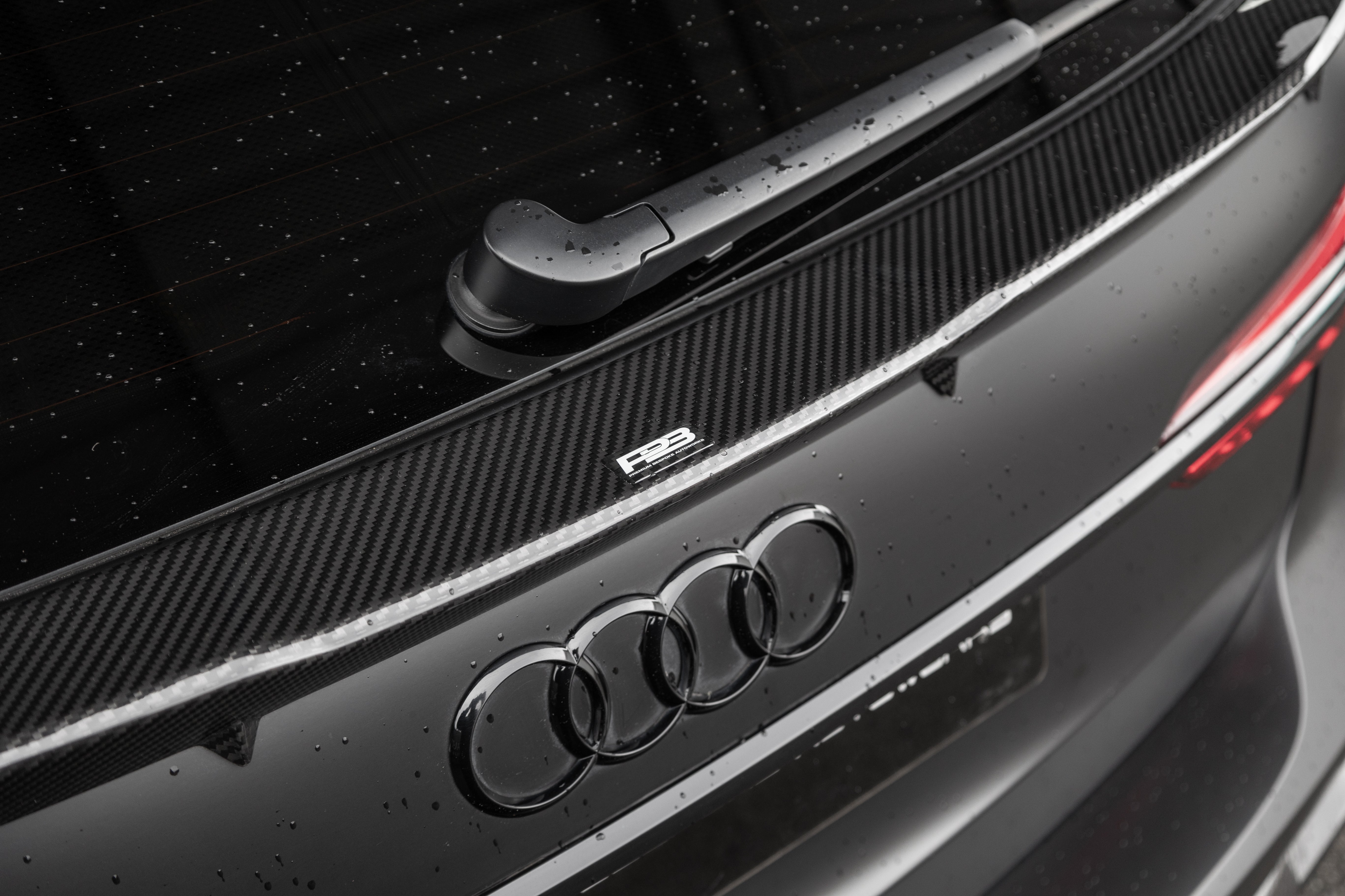 Audi RS6 C8 carbon fibre boot lid spoiler 2020