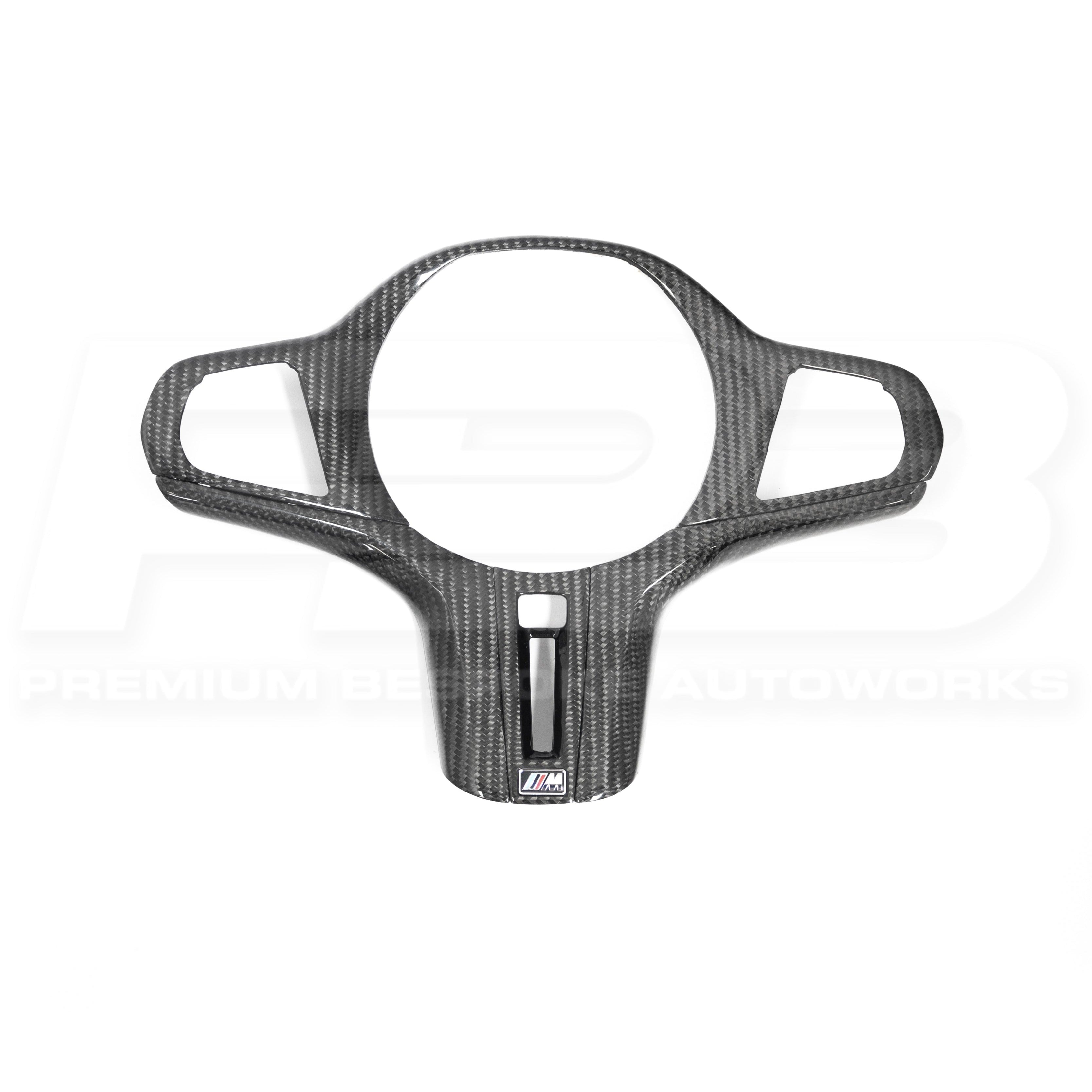 BMW M4 Carbon Fibre Steering Wheel Trim