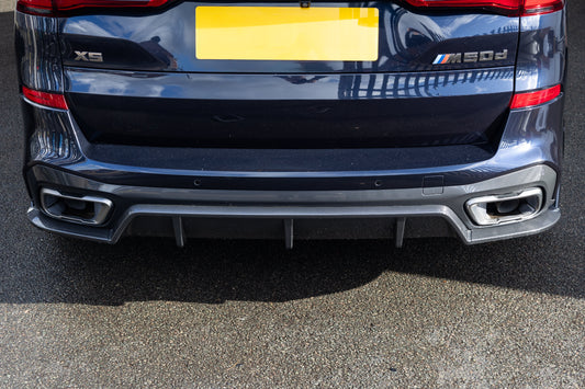 BMW X5 G05 Carbon Effect Rear diffuser